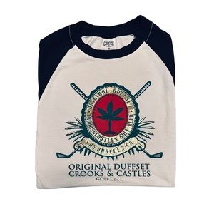 Crooks & Castles graphic baseball tee